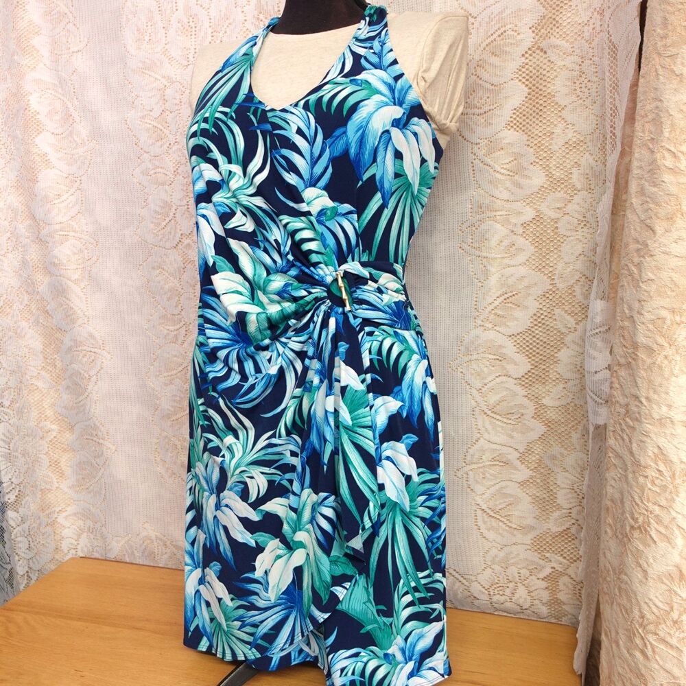 NEW Tommy Bahama Womens Sz Medium Clara Dress Tropical Resortwear Retail $148